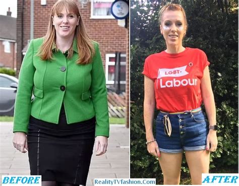 angela rayner before and after