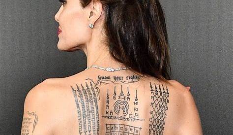 Angelina Jolie Hand Tattoo Wanted /