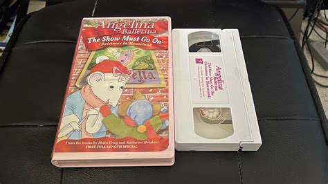 angelina ballerina the show must go on vhs