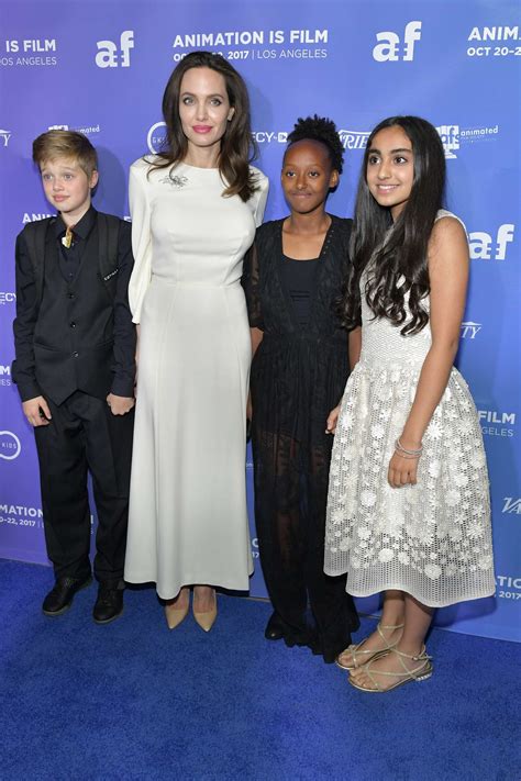 angelina jolie and her adopted children