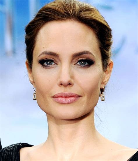 angelina jolie square face