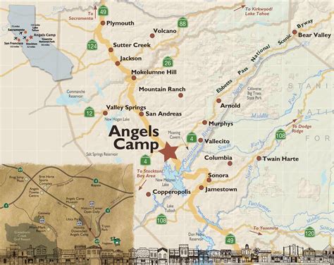 Angels Camp Ca Map