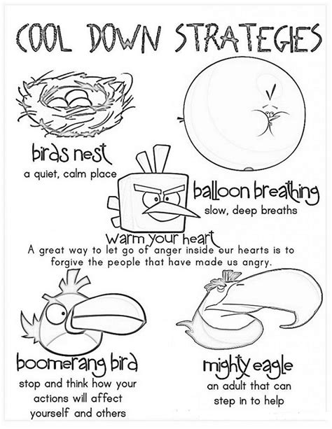 Anger Management Coloring Pages K5 Worksheets