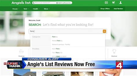 angie's list reviews free