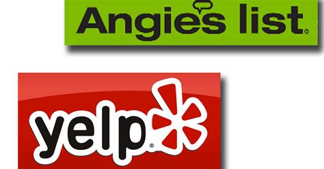angie's list yelp reviews
