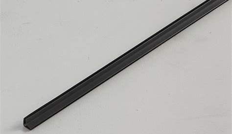 Angle GROSFILLEX PVC, anthracite, 260x2x1.1cm Leroy Merlin