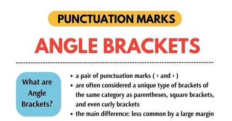 Angle Bracket Sentence Examples