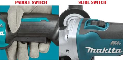 Angle Grinder Slide Switch Vs Paddle Switch