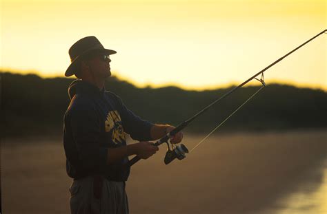 Anglers fishing