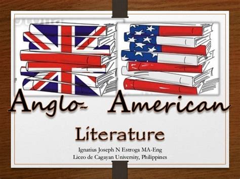 anglo american literature examples