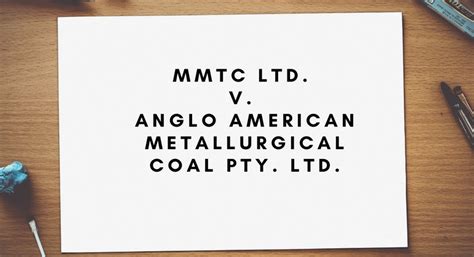 anglo american metallurgical coal pty ltd