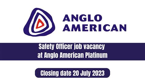 anglo american safety officer jobs