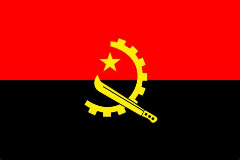 angola flaggen