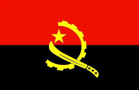 angola middle part of the flag