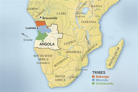 angolan civil war map