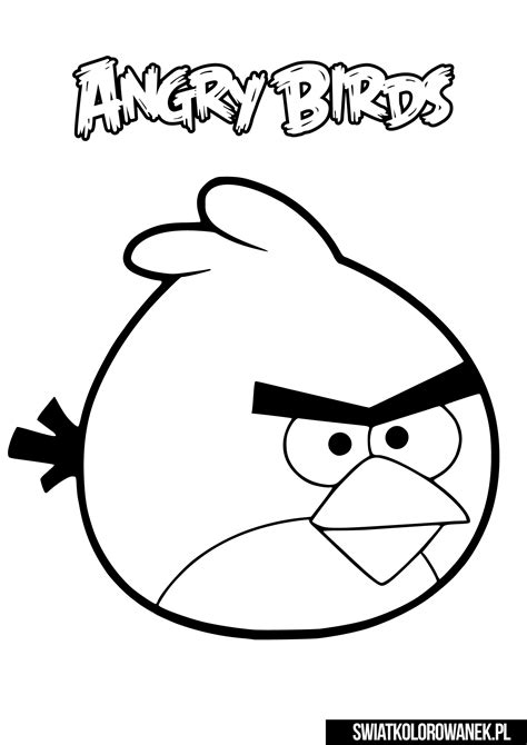 angry birds go kolorowanka do druku
