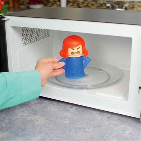 Angry Mama Microwave Cleaner Clean microwave, Oven cleaning, Steam
