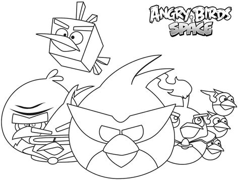 Angry Birds In Space Coloring Pages: A Fun Way To Explore The Universe