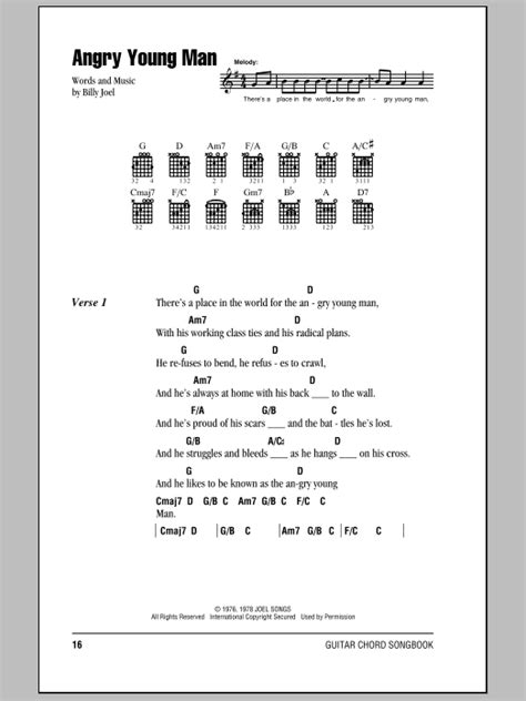 angry young man chords