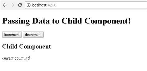 Angular 2 Pass Parameter To Child Component