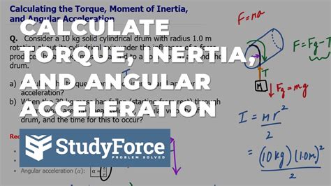 angular acceleration torque and inertia