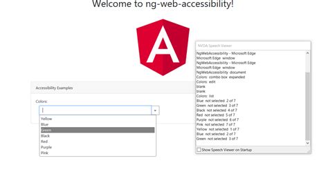 Angular Autocomplete Accessibility