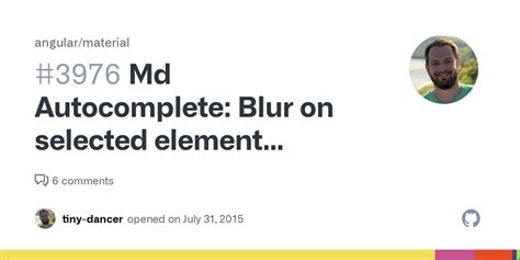 Angular Autocomplete Blur