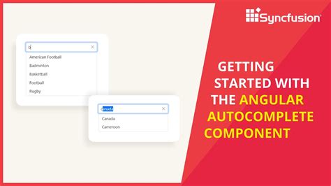 Angular Autocomplete Component Example