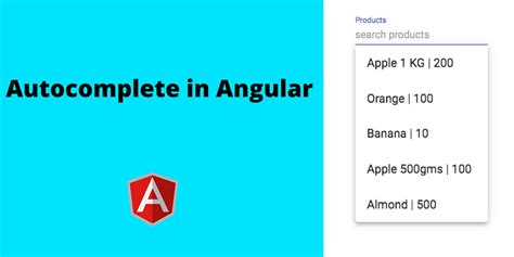 Angular Autocomplete Openpanel