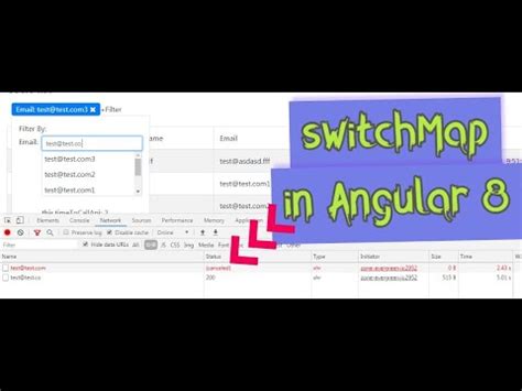 Angular Autocomplete Switchmap