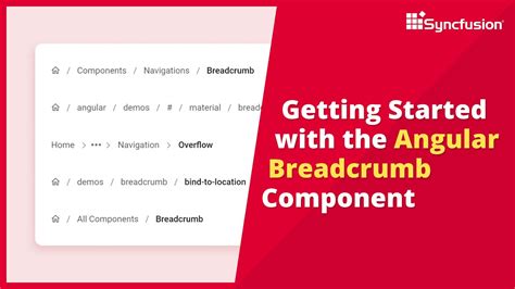Angular Breadcrumbs Component