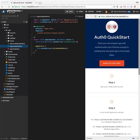 Angular Card Example - Stackblitz