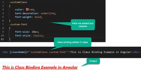 Angular Class Binding Example