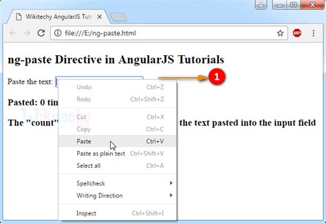 Angular Directive Paste Event