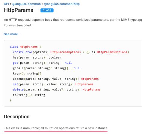 Angular Interface To Httpparams