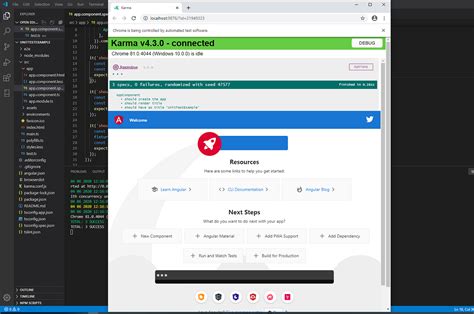 Angular Karma Testing Component