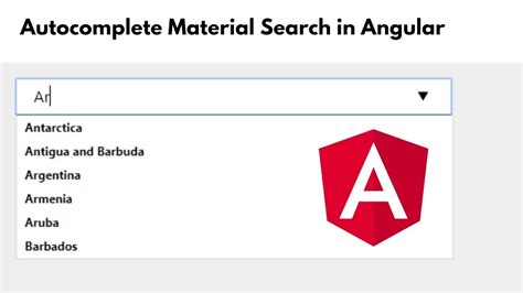 Angular Material Autocomplete Stackblitz