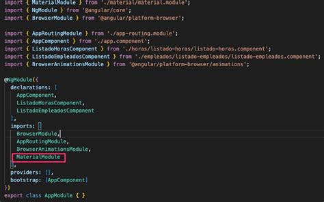 Angular Material Component Is Not A Known Element