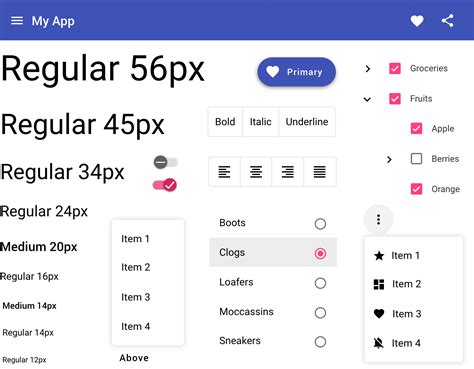 Angular Material Components Size
