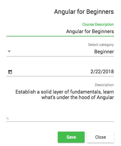 Angular Material Dialog On Close