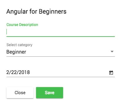 Angular Material Dialog Result