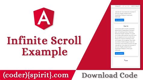 Angular Material Infinite Scroll Example