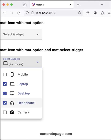 Angular Material Mat-Icon Tooltip