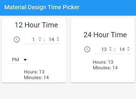 angular material time input 24 hour format