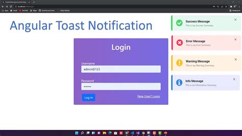 angular material toast message example