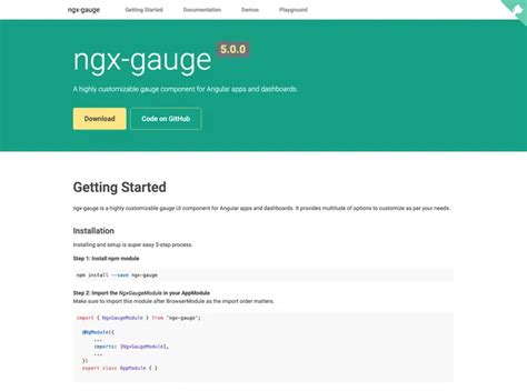 Angular Ngx-Gauge