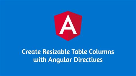 Angular Scrollable Table
