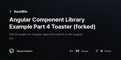 angular toaster example stackblitz