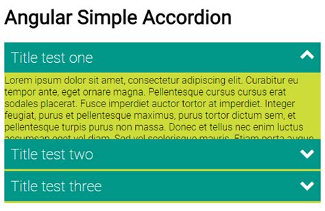 Angularjs Accordion Example Jsfiddle