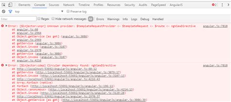 Angularjs Injector Unknown Provider